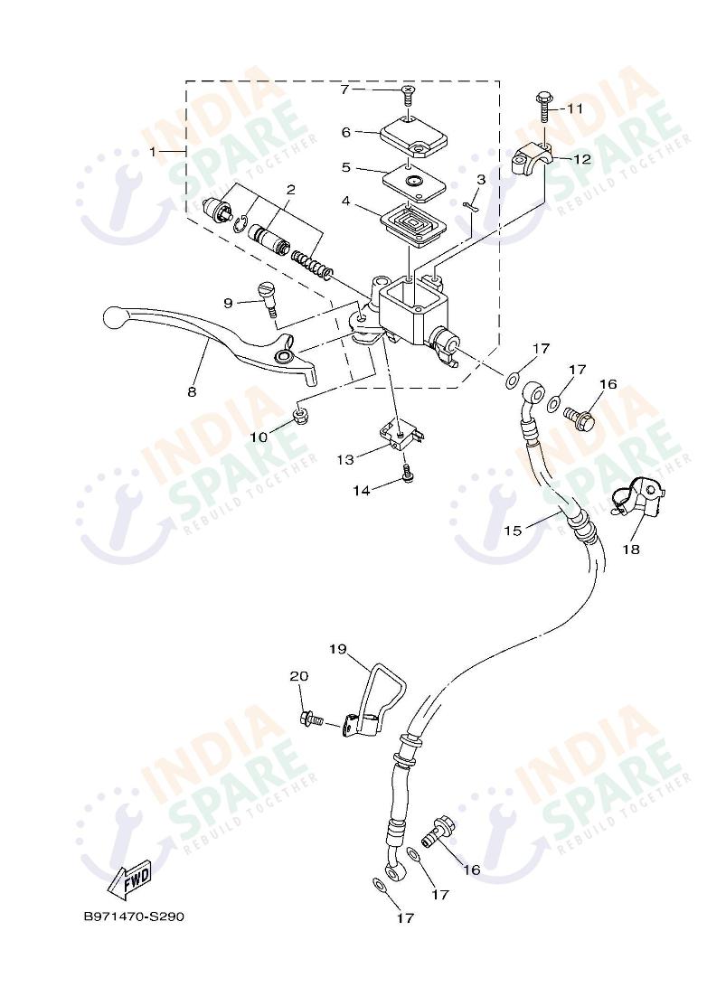 FRONT MASTER CYLINDER